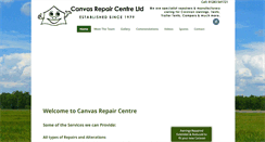 Desktop Screenshot of canvasrepaircentre.com